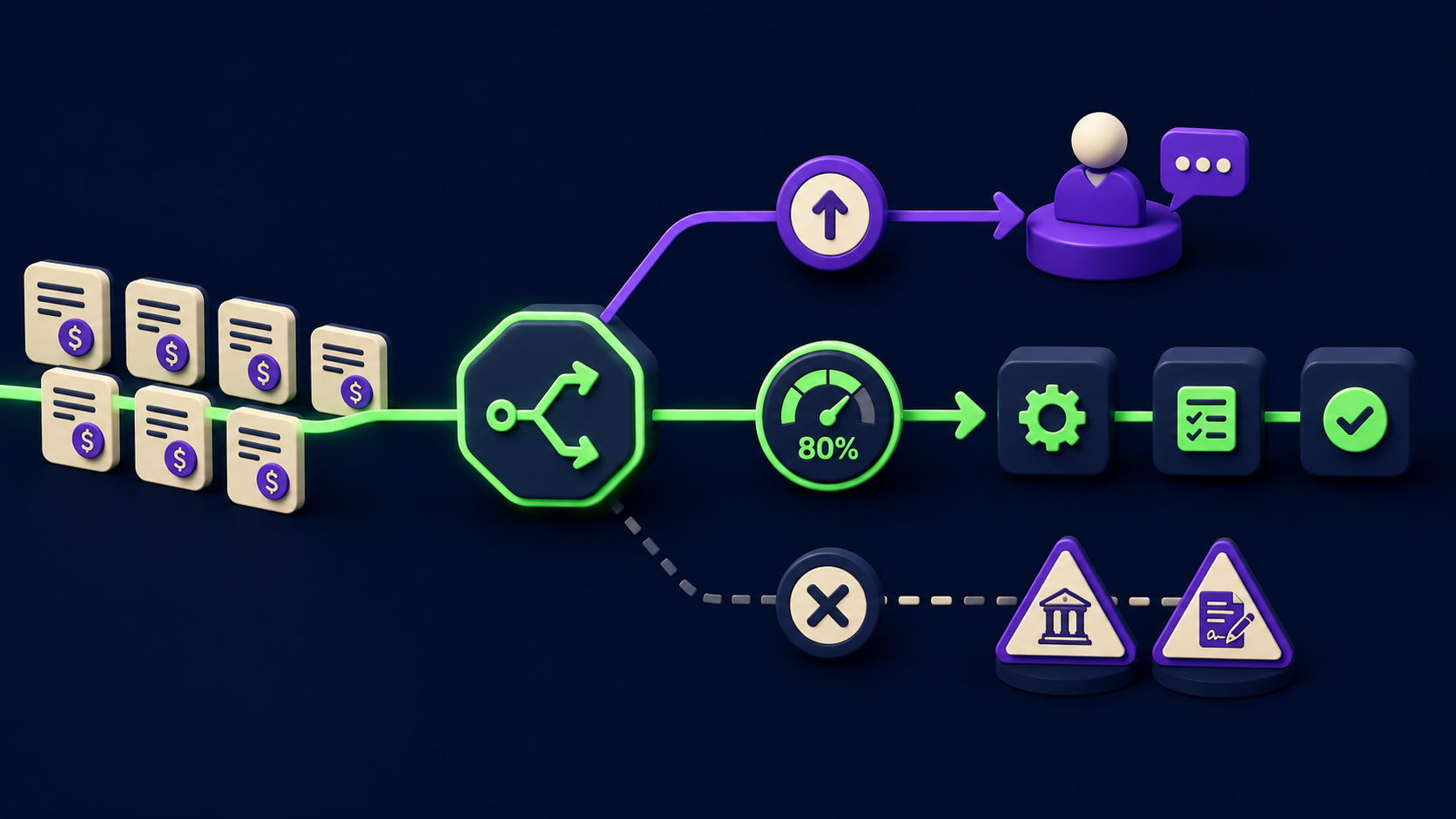 What should you NEVER fully automate in the quote-to-paid chain?