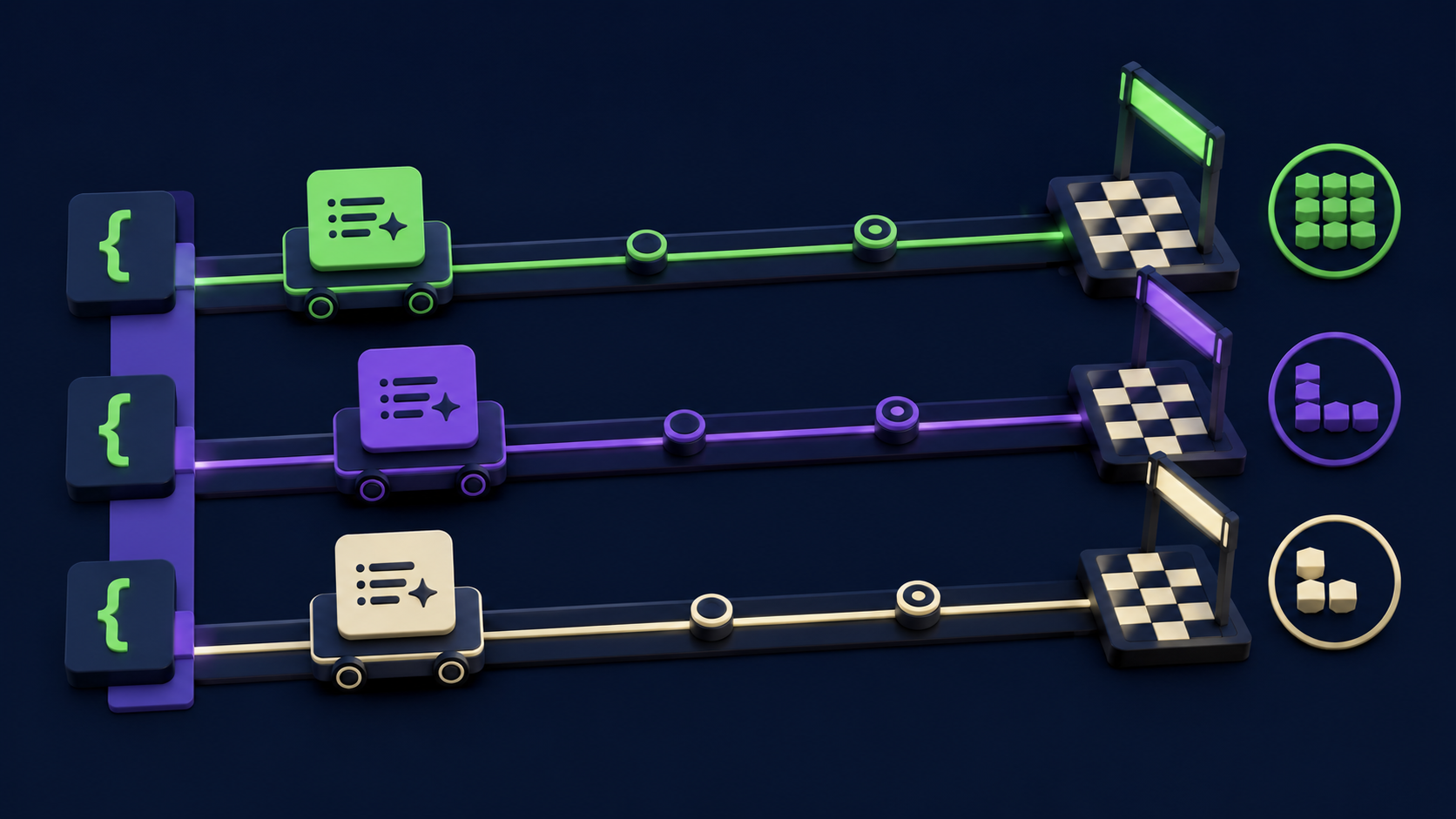 How does each editor handle AI completions?